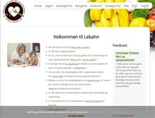 Tablet Screenshot of lebahn.dk
